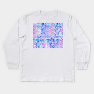 Colorful Holographic Pattern Kids Long Sleeve T-Shirt